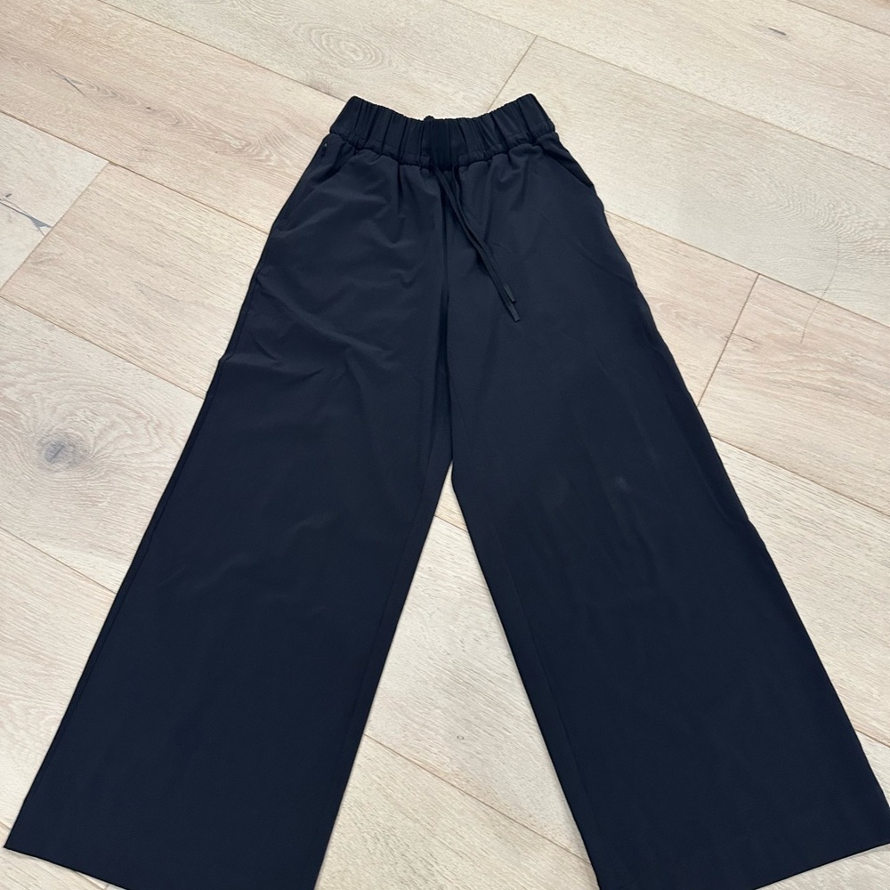 All in Motion Black Wide-Leg Pants